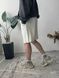 Мужские oversize шорты в бежевом цвете sh6 фото 4