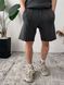Чоловічі oversize шорти у темно-сірому кольорі yo76 фото 3