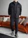 Чоловічий oversize костюм сорочка + штани у чорному кольорі rb7 фото 2