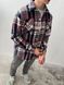 Мужская байковая oversize рубашка в клетку r148 фото 3