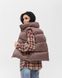 Женский oversize жилет в коричневом цвете zh7 фото 2
