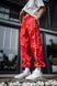 Мужские oversize спортивные брюки в красном цвете 1000896000008 фото 1