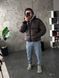 Мужская oversize куртка в графитовом цвете k99.2 фото 3