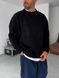 Мужской свитер oversize в черном цвете gi147 фото 3