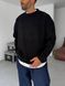 Мужской свитер oversize в черном цвете gi147 фото 1