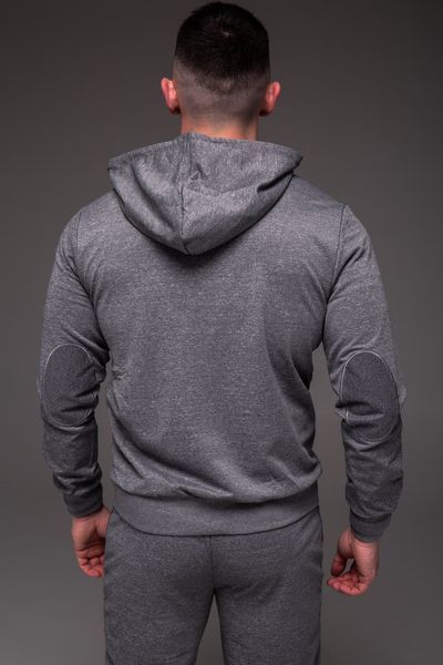 Мужской спортивный костюм с капюшоном в сером цвете 2375gr фото