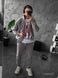Мужской флисовый костюм в сером цвете mars3n фото 5