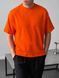 Мужская oversize футболка в оранжевом цвете fi6-S фото 5