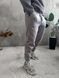 Мужские oversize флисовые джоггеры в сером цвете pk5 фото 3