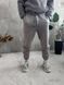 Мужские oversize флисовые джоггеры в сером цвете pk5 фото 1