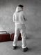 Мужской oversize спортивный костюм с принтом в сером цвете kos32 фото 6