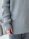 Мужской oversize свитер в сером цвете mr104 фото 4