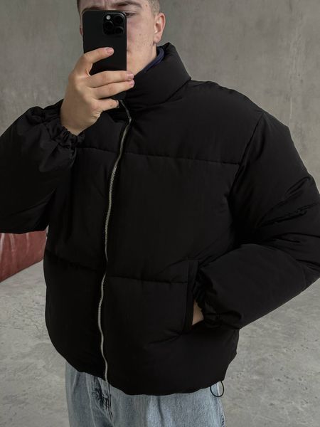Мужской oversize пуховик в черном цвете curt1bl фото