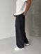 Мужские котоновые брюки Baggy в цвете графит ch6390/1-S фото 5