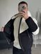 Мужская куртка с капюшоном в белом цвете rd299 фото 4