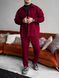 Чоловічий oversize костюм сорочка + штани у червоному кольорі rb12 фото 1