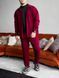 Чоловічий oversize костюм сорочка + штани у червоному кольорі rb12 фото 2