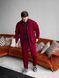 Чоловічий oversize костюм сорочка + штани у червоному кольорі rb12 фото 4