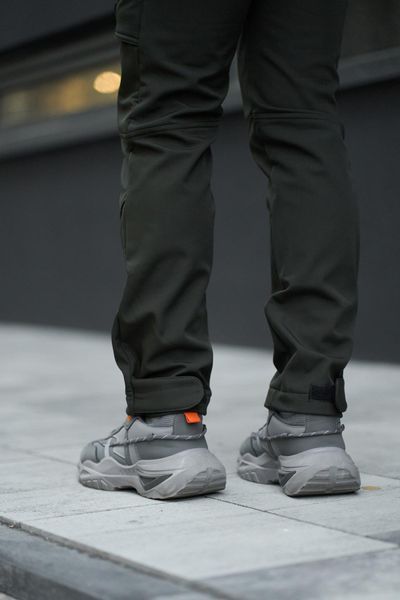 Мужские утепленные брюки Softshell в цвете хаки 1589543853 фото