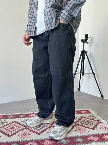 Мужские объемные джинсы Baggy в темно-сером цвете bj2952v-28 фото