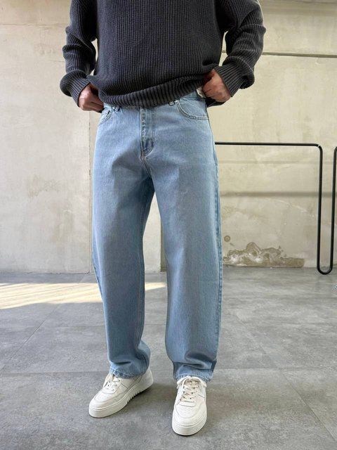 Мужские джинсы Baggy в голубом цвете 30345v1-29 фото