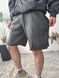 Мужские oversize шорты в темно-сером цвете sh9 фото 5